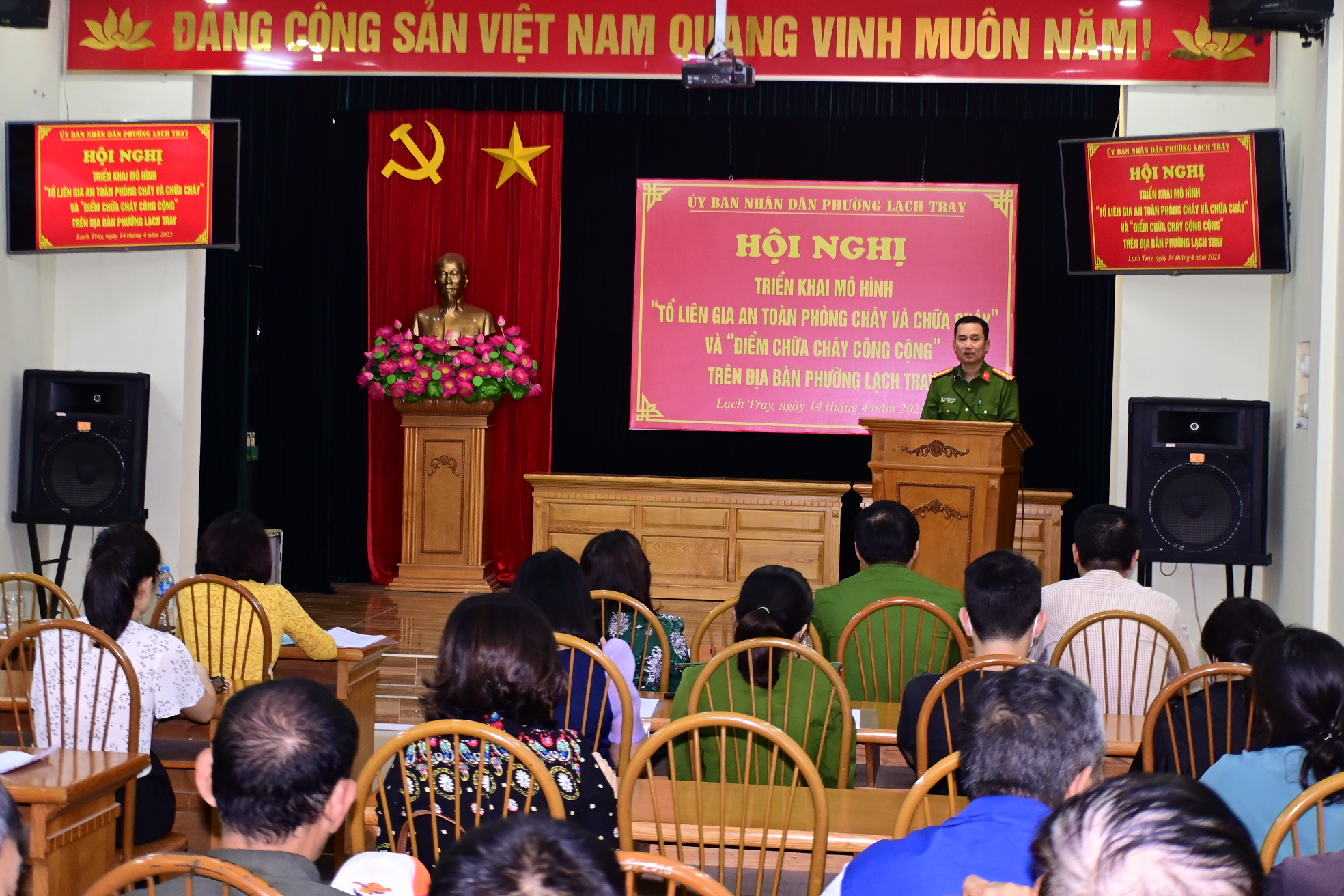 Phường Lạch Tray (quận Ngô Quyền):  Triển khai 2 mô hình “Tổ liên gia an toàn phòng cháy và chữa cháy” và 11 “Điểm chữa cháy công cộng” 